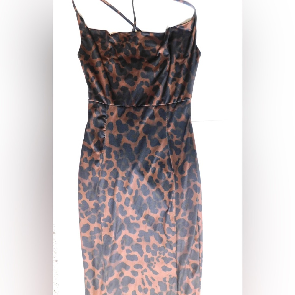 Cheetah Full Length Dress (Size 2) - Picture 3 of 7